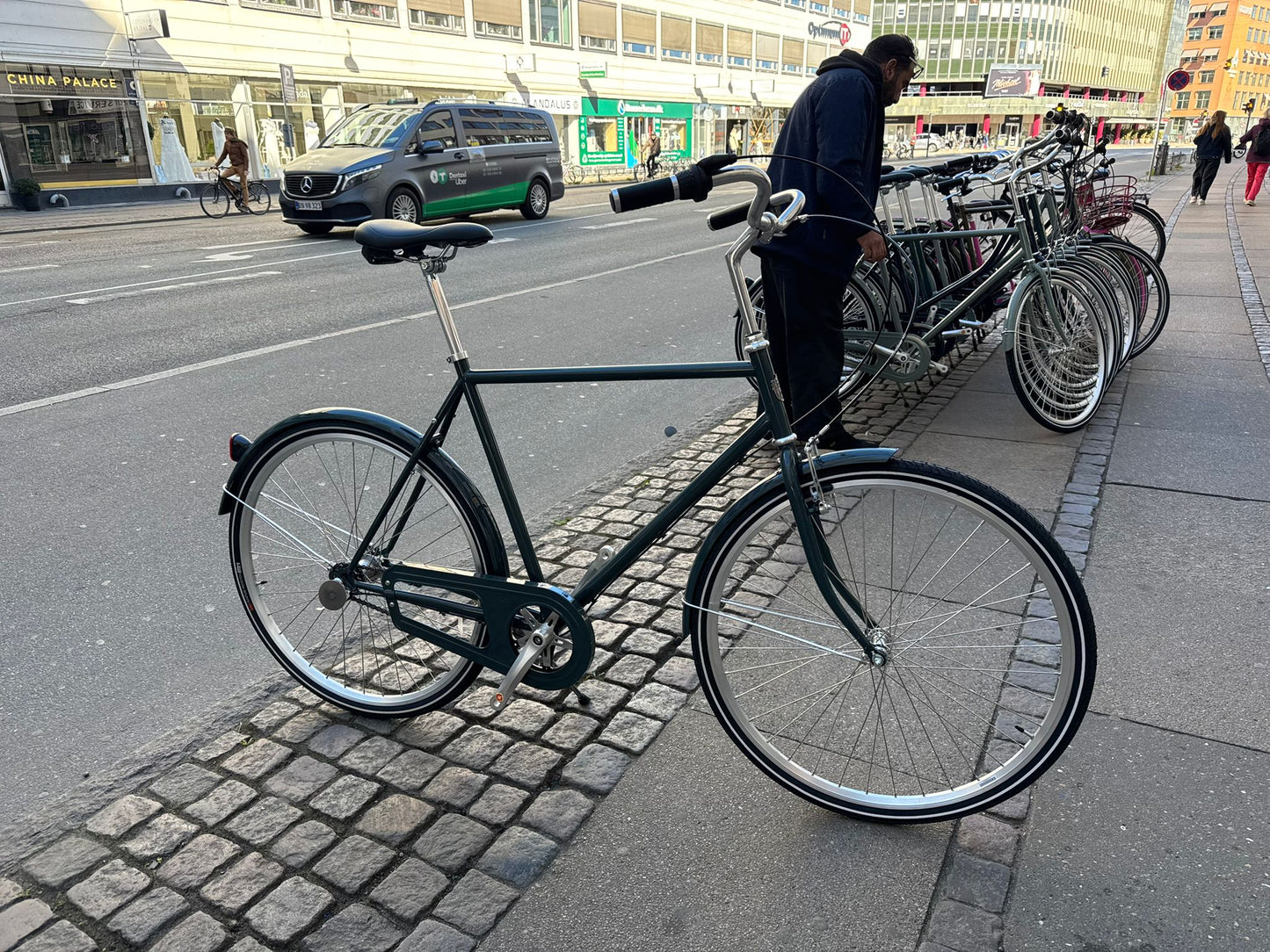 Neptun Retro Herrecykel – Mørke Grøn / 3 gear Shimano