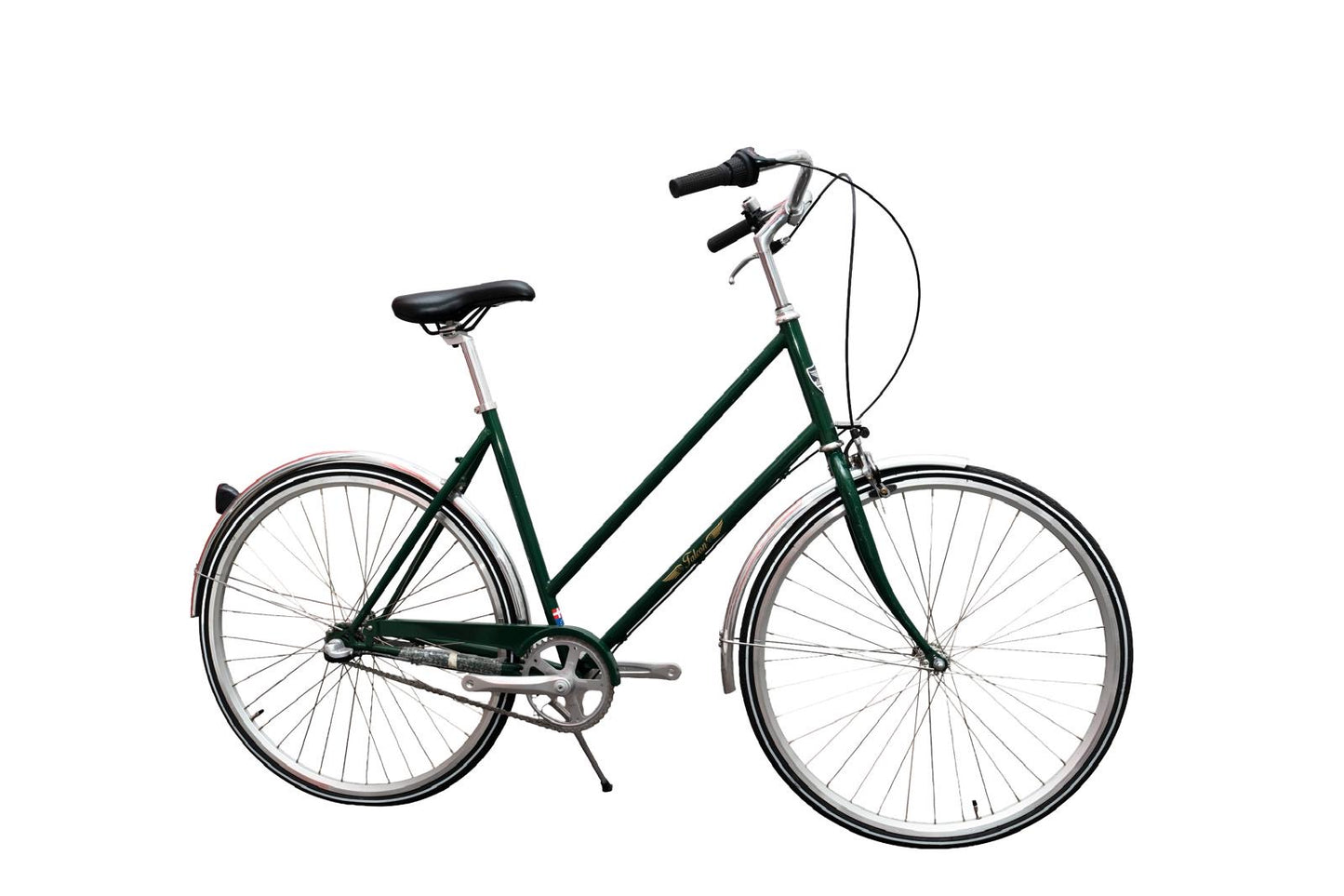 Falcon Mørkegrøn Damecykel - Stilren Klassisk Cykel 3 Gear