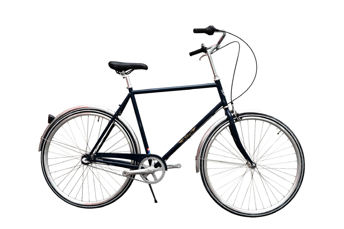 Falcon Mørkeblå Herrecykel - Klassisk Bycykel 3 Gear