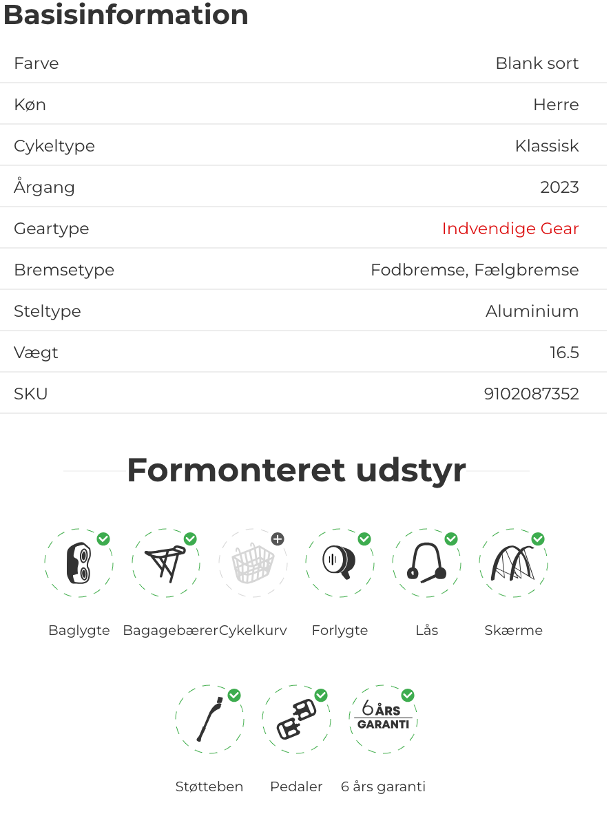 Winther Shopping Alu Herre 7g 2023 - Sort