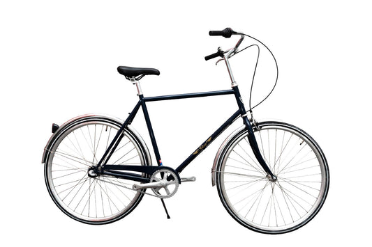 Falcon Mørkeblå Herrecykel - Klassisk Bycykel 3 Gear